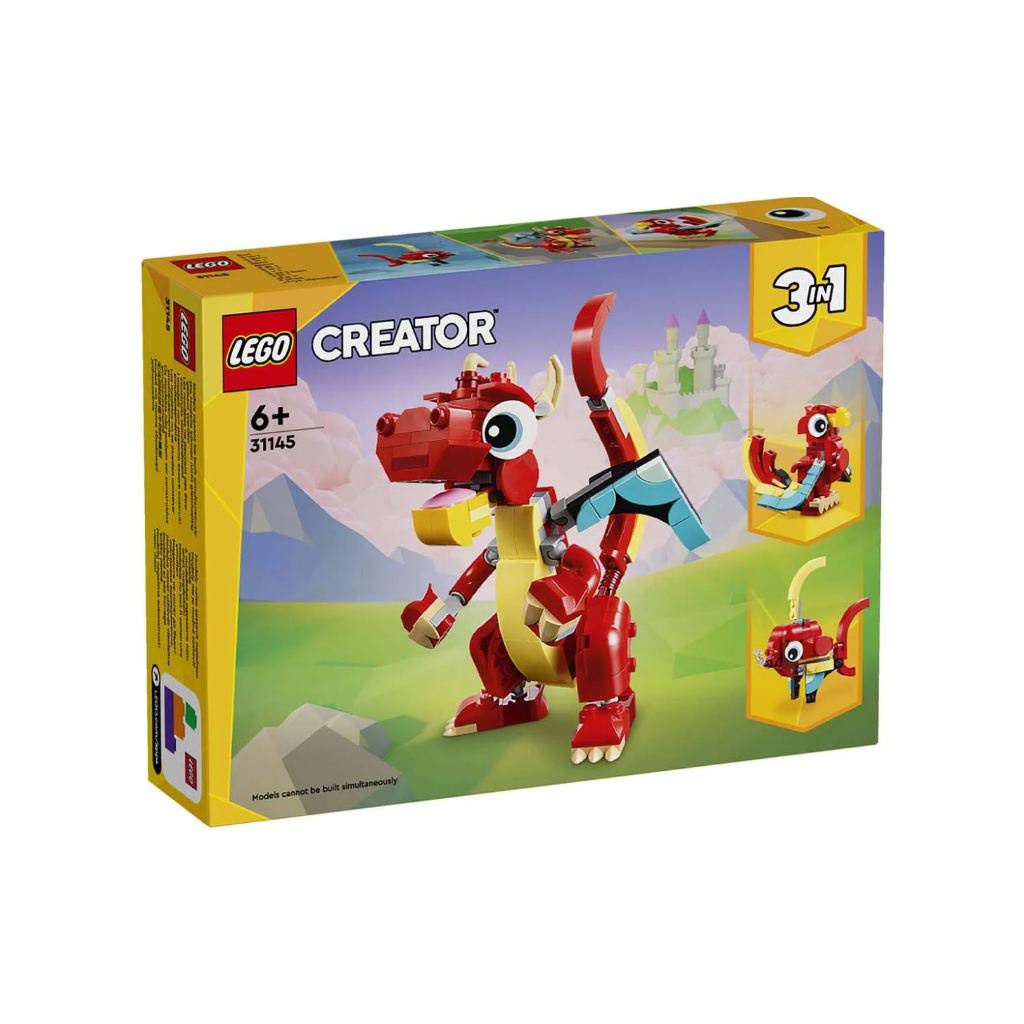 LEGO®  Creator 3-in-1 Red Dragon 31145 สินค้าใหม่ ของแท้ 100% ค่ะ