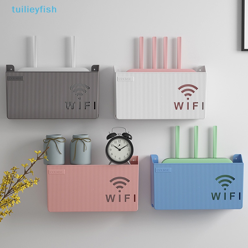 【tuilieyfish】กล่องเก็บเราเตอร์ Wifi ไร้สาย ABS แบบแขวนผนัง【IH】