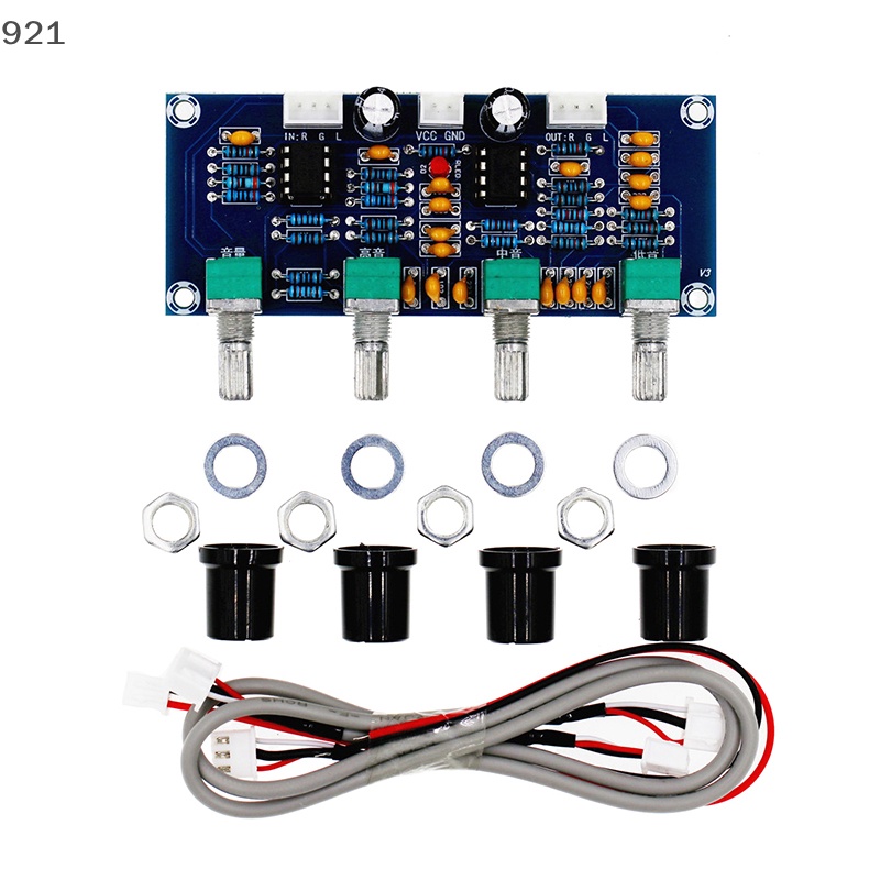 Nuannuaaa XH-A901 NE5532 บอร์ดพรีแอมป์ ปรับระดับเสียงเบส