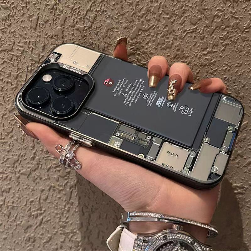 เคสโทรศัพท์มือถือแบบแข็ง สองชั้น กันกระแทก ปิดด้านหลัง สําหรับ iPhone 15 14 13 12 11 pro max plus xs