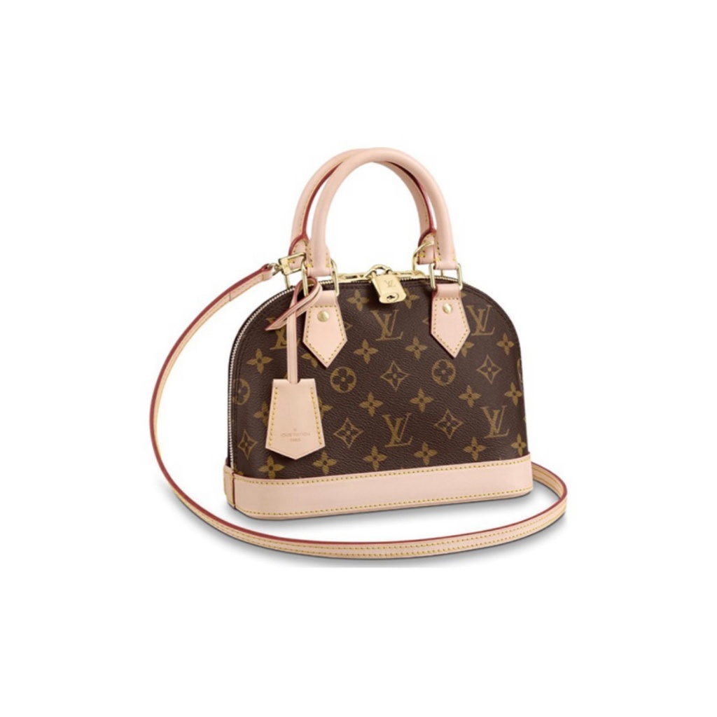 Louis Vuitton/ALMA BB/กระเป๋าสะพาย/กระเป๋าถือ/กระเป๋าเปลือกหอย/ของแท้ 100%