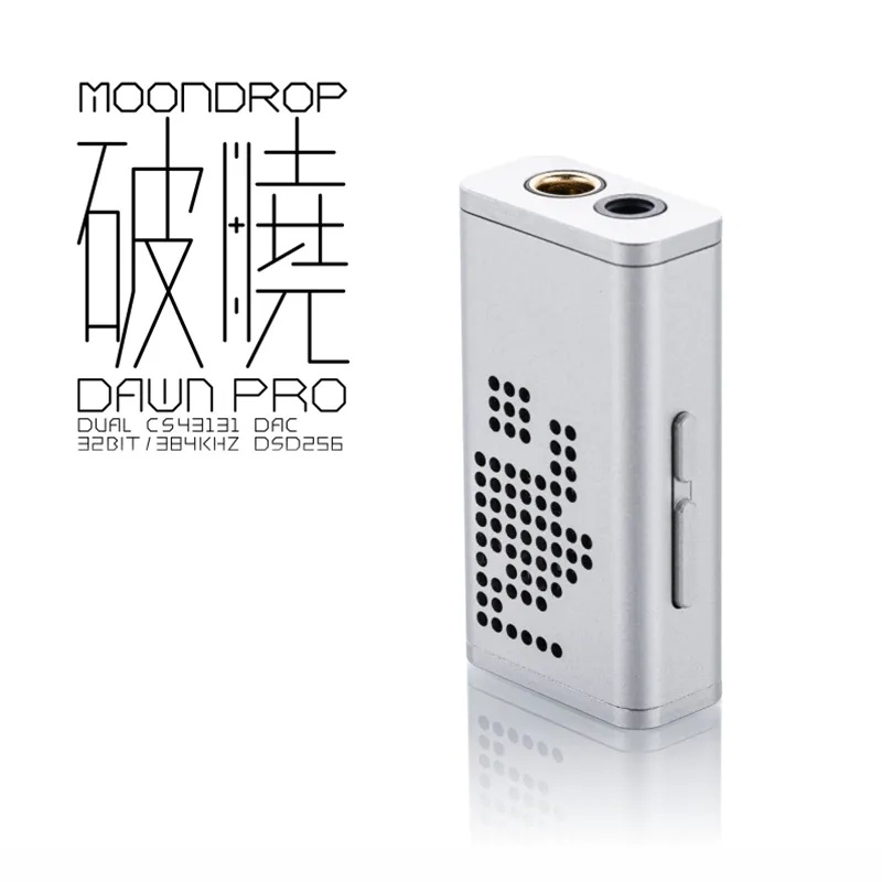 Moondrop DAWN Protable USB DAC/AMP Dual CS43131 DAC 32Bit/384kHz DSD256 ถอดรหัส Heasphone เครื่องขยายเสียง