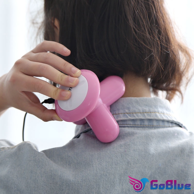 GoBlue ที่นวด 3 ขา ที่นวด นวดคอ บ่า ไหล่ หลัง ขนาดเล็ก Three Legged Mini Massager