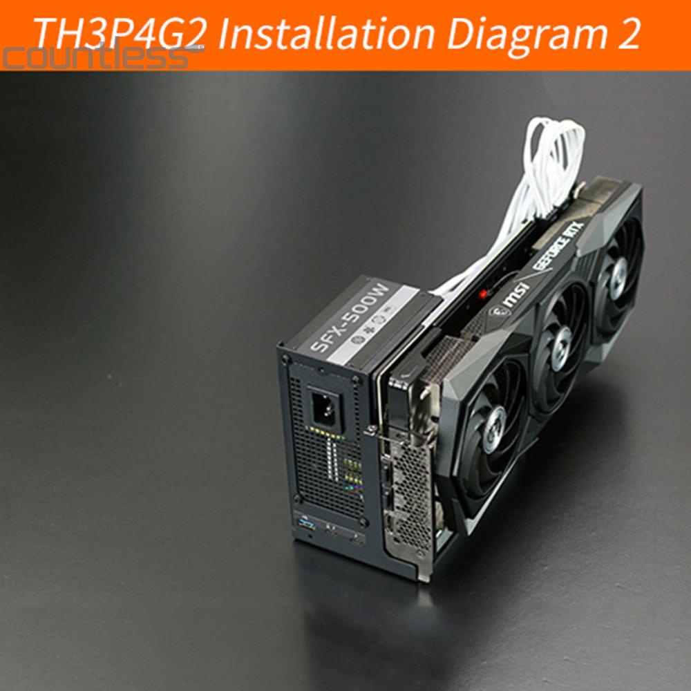 Th3p4g2mini Thunderbolt แท่นวางการ์ดจอ GPU สําหรับโน้ตบุ๊ก Macbook External RTX 3060 GTX 1060 ect [countless.th]