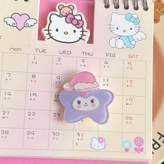 Sanrio คลิปอะคริลิค ลายการ์ตูนน่ารัก สําหรับหนีบกระดาษโฟโต้การ์ด
