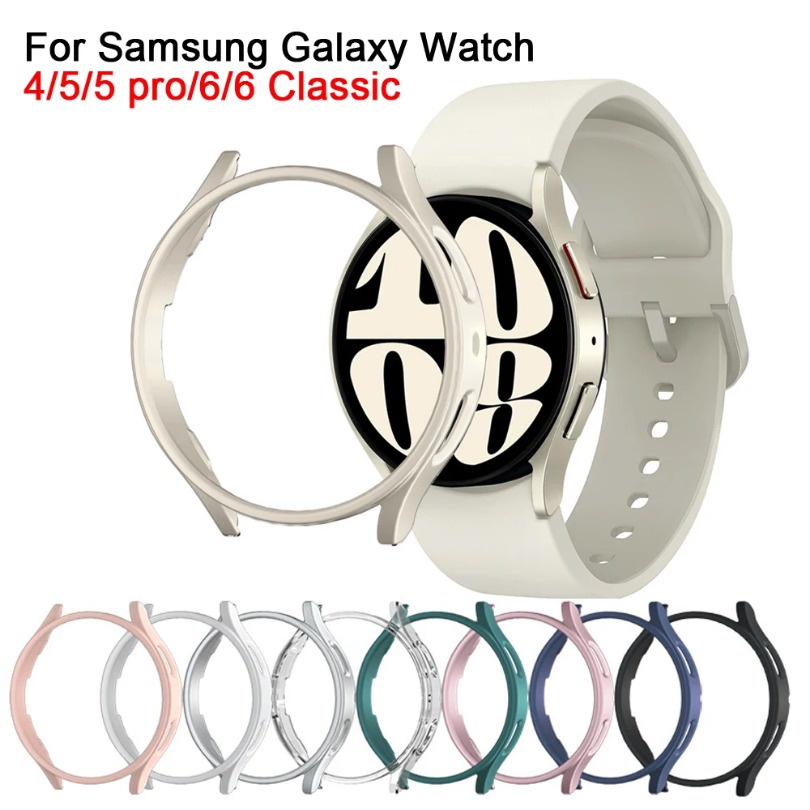เคสนาฬิกาข้อมือ เนื้อแมตต์ ฉลุลาย สําหรับ Samsung Galaxy Watch 6 5 Pro 40 มม. 44 มม. 45 มม. 6