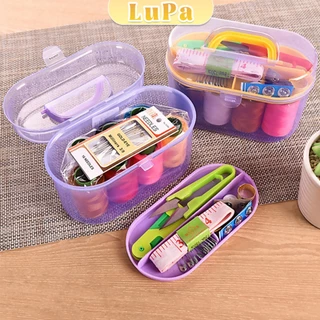 LuPa DIY อุปกรณ์เย็บผ้า ด้าย เข็ม ครบเซ็ท ขนาดพกพา คละสี Sewing set