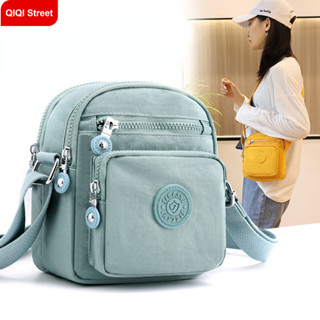 กระเป๋าสะพายไหล่ ผ้าไนล่อน ใส่เหรียญได้หลายช่อง ขนาดเล็ก เหม…