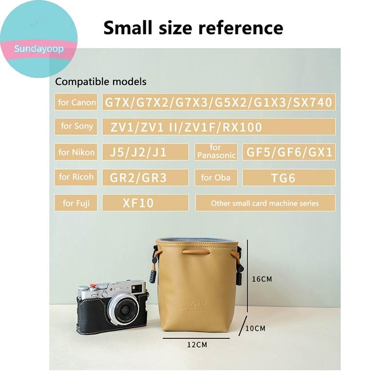 Sund กระเป๋ากล้องสําหรับ Canon Nikon Sony Fuji Pentax Travel เลนส์กระเป๋ากันน้ํากระเป๋ากล้องสําหรับ DSLR Iphone 15 Airpod Pro กระเป๋า TH