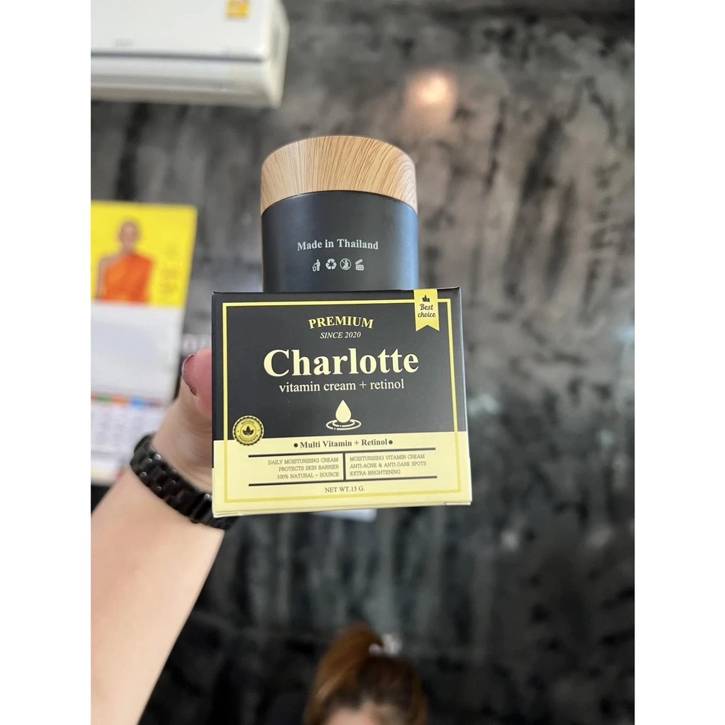 ครีมชาลอต 15g. กระปุกใหญ่ ชาร์ลอตต์วิตามินครีม ชาลอตพี่หนิง CHARLOTTE VITAMIN CREAM  ชาลอต thumbnail 4