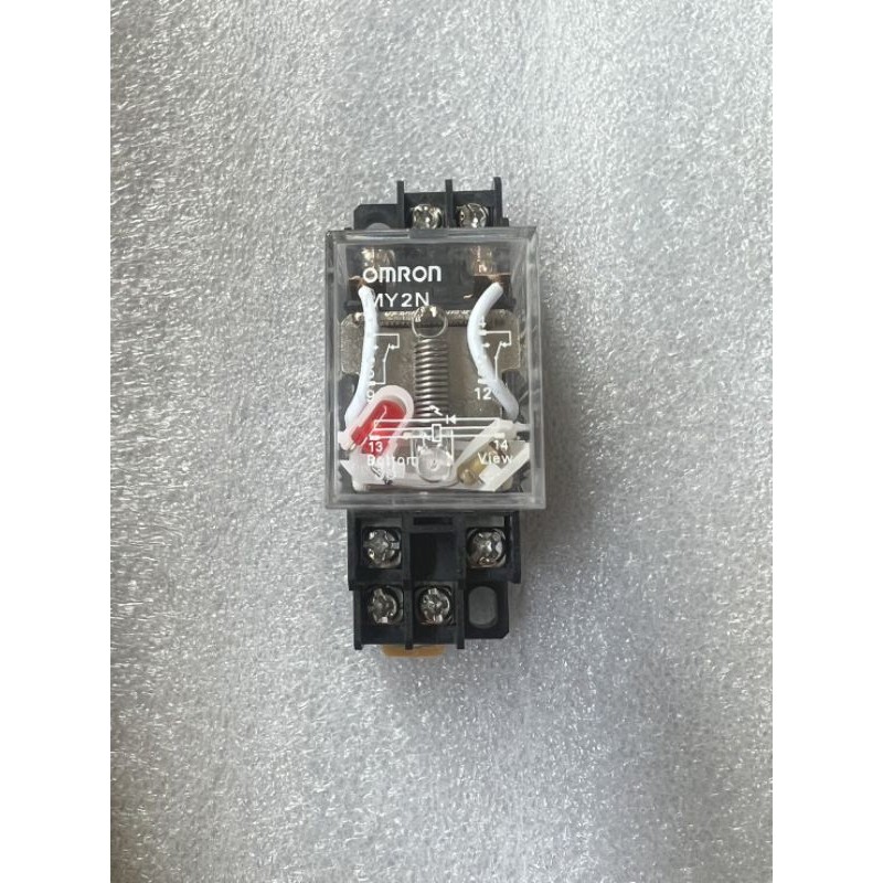 MY2N Relay MY2N  220Vac 12Vdc 24Vac 24Vdc ซ็อกเก็ต PYF08A รีเลย์ MY2N  (PNC)(1ชุด) คุณภาพดีเยี่ยมพร้