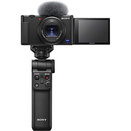 SONY Compact Digital Camera VLOGCAM Vlog Camera ZV-1 Shooting Grip Kit (included grip: GP-VPT2BT Bla