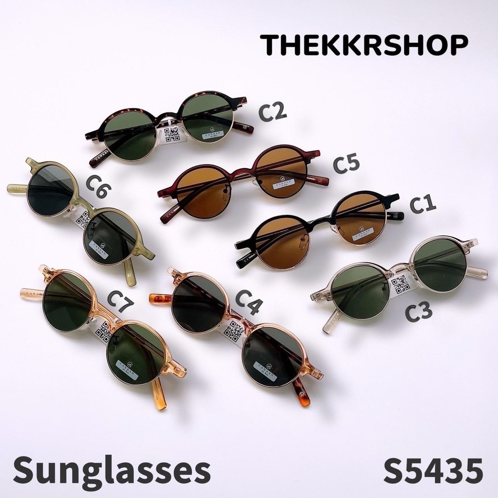 CANAAN Suuglasses แว่นกันแดด S5435 ป้องกันแสงแดด วัสดุเเข็งแรงใช้งานระยะยาว ใส่ได้ทุกโอกาส