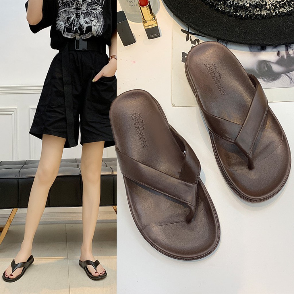 รองเท้าแตะหูคีบ ใส่ได้ทั้งชาย-หญิง รองเท้ายางนิ่ม เบา นุ่ม ใส่สบาย เบอร์36 - 40 รองเท้าแฟชั่น ใส่สบาย กันลื่น น้ำหนักเบา