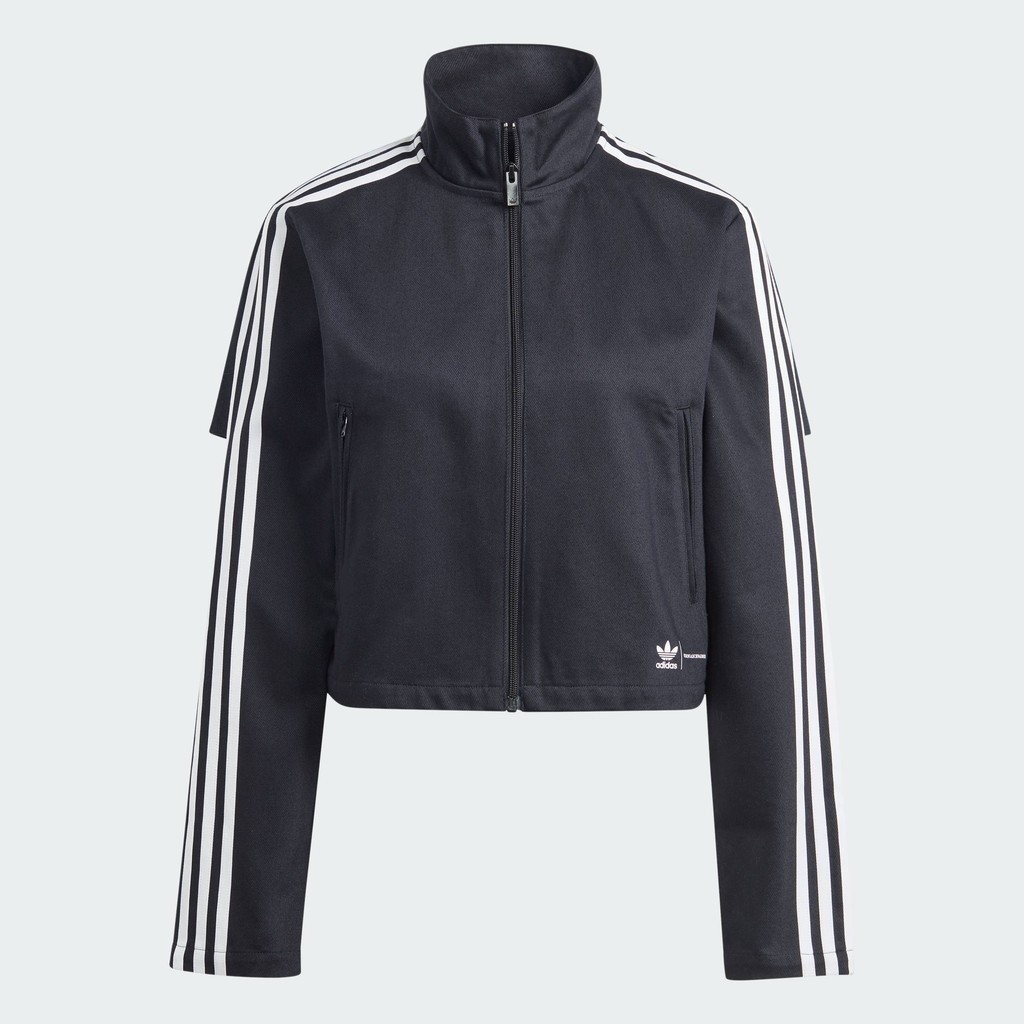 adidas ไลฟ์สไตล์ เสื้อแทรค adidas Originals x KSENIASCHNAIDER Reprocessed ผู้หญิง สีดำ IM4326