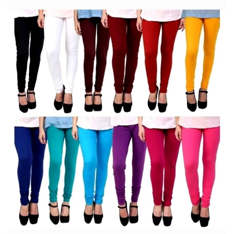 M ถึง 3XL INDIAN CHURIDAR LEGGINGS M ถึง 3XL(COTTON STRETCHABLE)