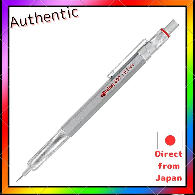 Rotring Mechanical Pencil Rotring 600 0.5mm Silver 1904-445 [Official Japanese Product]
