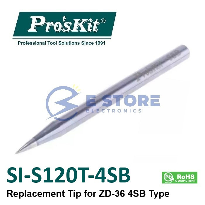 ProsKit SI-S120T-4SB ปลายทดแทนสําหรับ SI-S106B / ZD-36