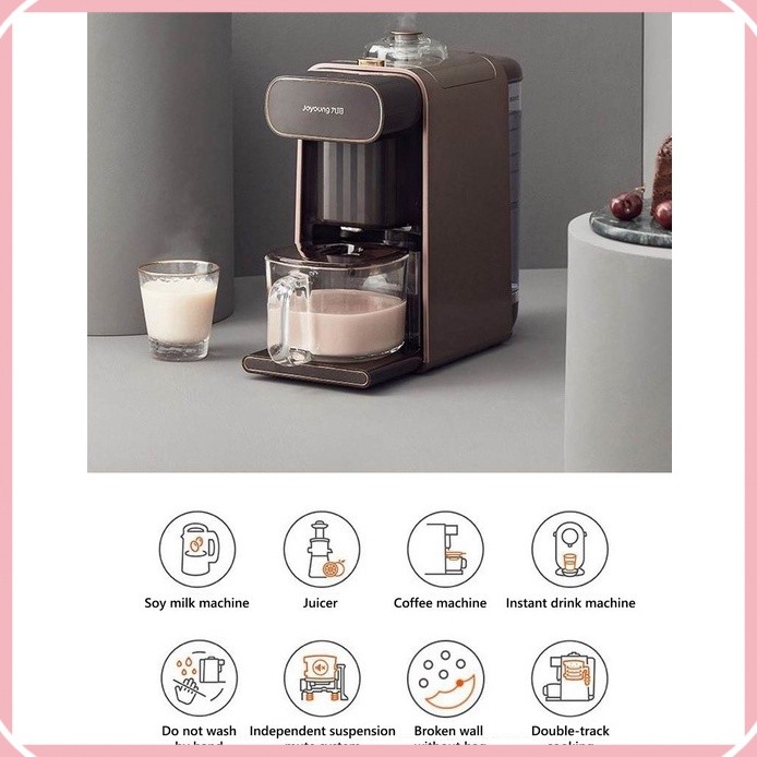 ☪เครื่องทำน้ำเต้าหู้ JOYOUNG K1S PRO SOYMILK MACHINE UPGRADE WALL BREAKER เครื่องปั่น เครื่องคั้นน้ำ