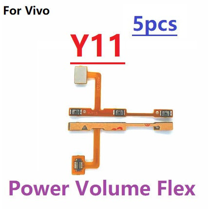 เปิด/ปิดสวิตช์ Volume Up Down Flex Cable Replacement สําหรับ Vivo Y11
