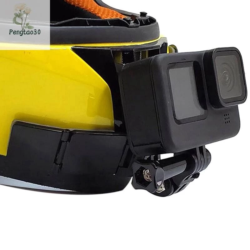 [Eao] ที่วางเมาท์คางหมวกกันน็อคแบบเต็มหน้าสําหรับ Hero 11 10 9 8 7 DJI Insta360 สายคล้องกล้อง อุปกรณ์เสริมเมาท์คางด้านหน้าแบบเลื่อนได้ [TH] thumbnail 9