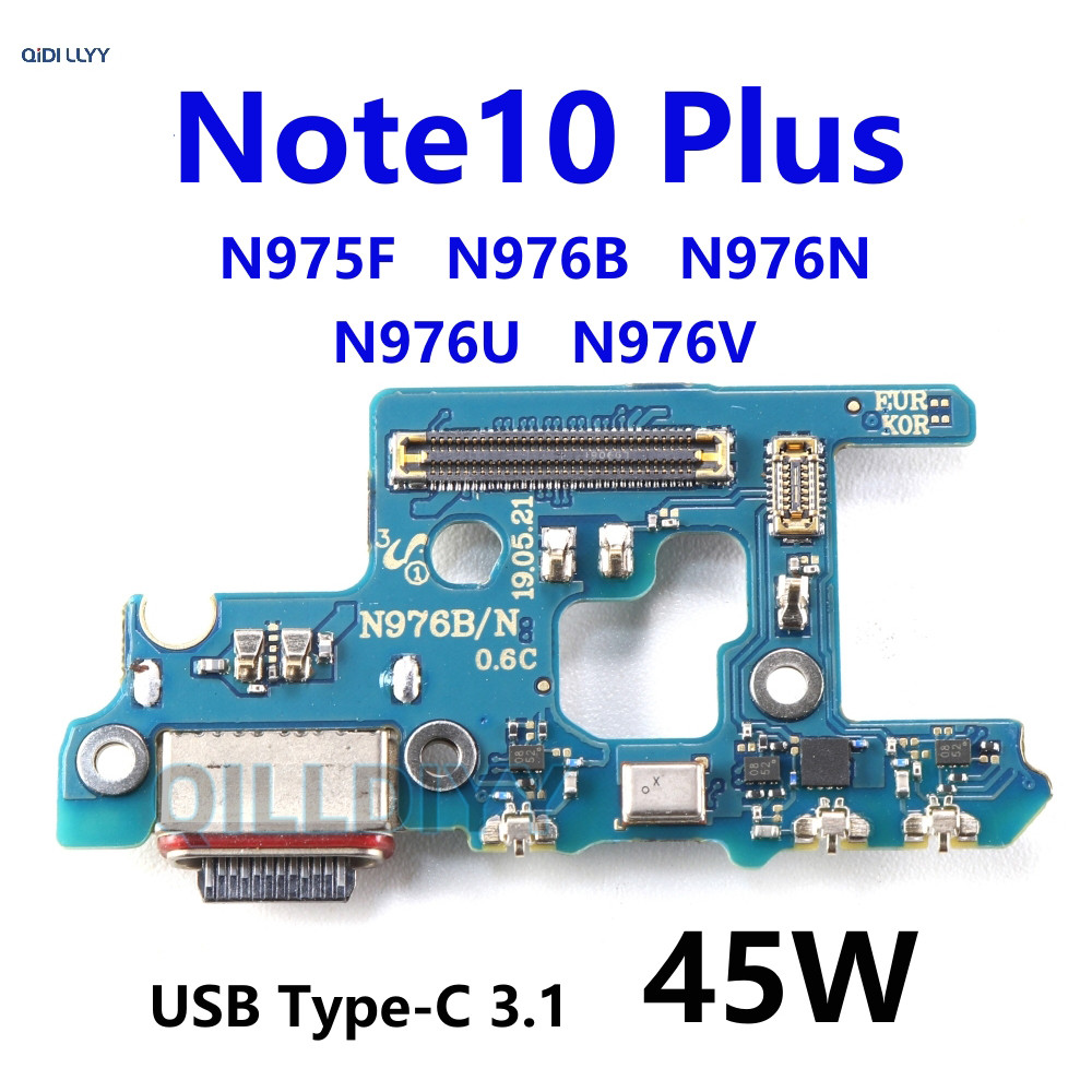 Usb Dock Connector พอร์ตชาร์จ Flex สําหรับ Samsung Galaxy หมายเหตุ 10 Plus N975F N976B N976N N976U N