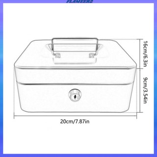[Flameer2] กล่องเก็บเงินสด พร้อมกุญแจล็อค ประหยัดเงิน สําหรับเด็กผู้ชาย และผู้หญิง