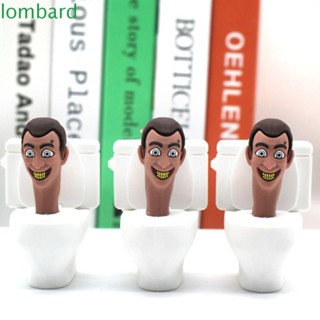 Lombard Skibidi พวงกุญแจชักโครก, Skibidi Bop Bop PVC, กระเป๋าเป้สะพายหลัง จี้การ์ตูน Skibidi Man ตุ๊กตาห้องน้ํา จี้ตัวผู้ / ตัวเมีย