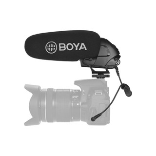 ไมโครโฟนติดหัวกล้อง BOYA BY-BM3030 Shotgun Super Cardioid Microphone ไมค์ติดหัวกล้อง ไมค์บันทึกเสียง มีลดเสียงรบกวน