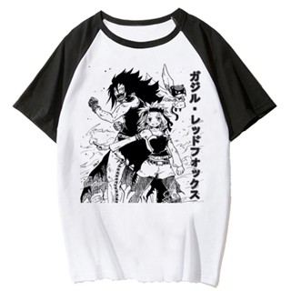 เสื้อยืด พิมพ์ลายกราฟฟิค Fairy Tail สไตล์สตรีท สําหรับผู้หญิง y2k