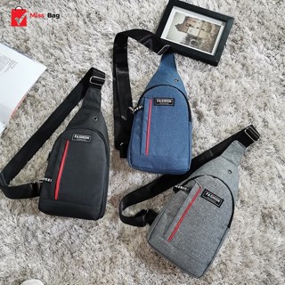 【พร้อมส่ง】miss bag fashion  กระเป๋าสะพายสำหรับผู้ชาย กระเป๋าคาดอก กระเป๋าผู้ชาย Travel Shoulder Bag รุ่น 888