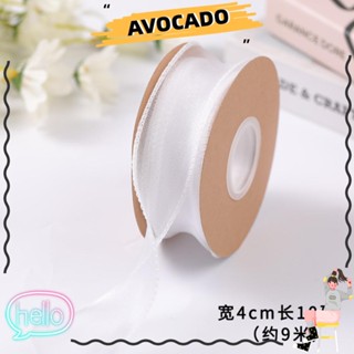 Avocarr ริบบิ้นผ้าชีฟอง 30 หลา กว้าง 1.5 นิ้ว 3 สี สําหรับตกแต่งบ้าน