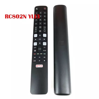 ใหม่ ของแท้ รีโมตคอนโทรลทีวี สําหรับ TCL RC802N YLI3 ERC802N YLI3 TCL 06-IRPT45-ERC802N NETFLIX