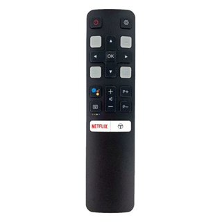 รีโมตคอนโทรล RC802V FUR6 Google Assistant 10 ชิ้น สําหรับ TCL TV 40S6800 49S6500 55EP680 แบบเปลี่ยน RC802V FMR1