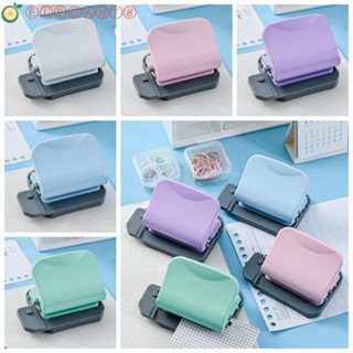 Aelegant เครื่องเจาะรูกระดาษ แบบแมนนวล 6 รู ขนาด A4 B5 A5 5 สี DIY