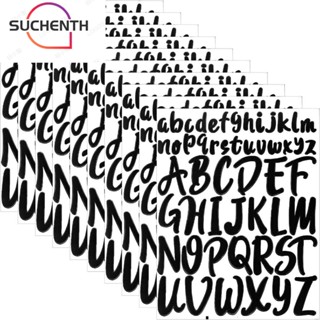 Suchenth สติกเกอร์ไวนิล ลายตัวอักษร 520 ชิ้น 1 นิ้ว 10 แผ่น 2 นิ้ว สําหรับติดกล่องจดหมาย งานฝีมือ