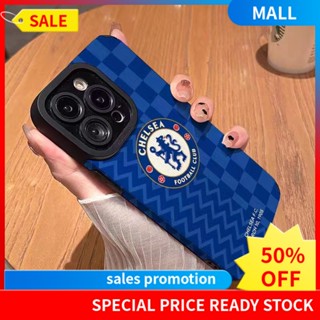 เคสป้องกันโทรศัพท์มือถือ ลายฉลาก Chelsea สีฟ้า สําหรับ Iphone 14promax 13 14 13 promax 12 11 7 8X XR