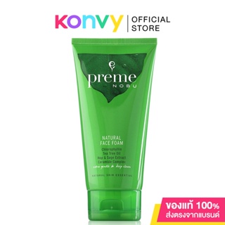 Preme Nobu Natural Face Foam 100g พรีม โนบุ โฟมล้างหน้าสูตรสมดุลธรรมชาติ.