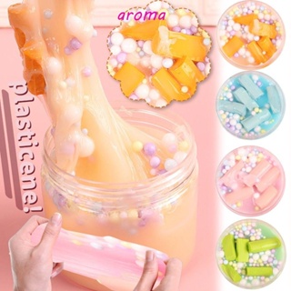 Aroma ของเล่นสไลม์คริสตัล นิ่ม ใส ไม่เหนียวติด เสริมพัฒนาการเด็ก