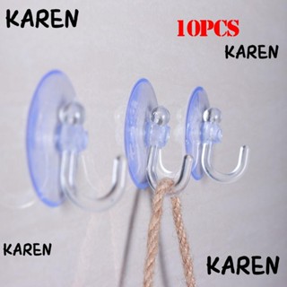 Karen 10 ชิ้น ถ้วยดูด ห้องครัว ห้องน้ํา ที่แขวน ตัวดูด