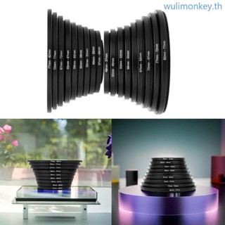 Wu ฟิลเตอร์เลนส์กล้อง 18 UV และ Polarizers พร้อมแหวนอะแดปเตอร์แปลง สําหรับ DSLRs