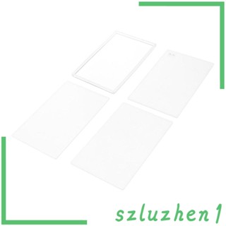 [Szluzhen1] แผ่นทรายดูดอะคริลิค ทนทาน DIY สําหรับของขวัญ เพื่อน ครอบครัว เตาผิง 4 ชิ้น