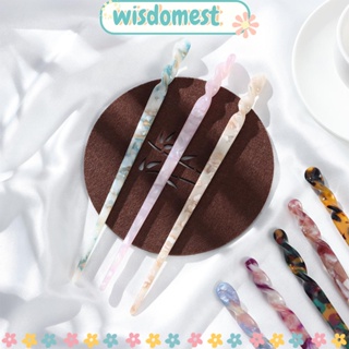 WISDOMEST กิ๊บติดผม แฟชั่นหรูหรา สไตล์เรโทร เรียบง่าย