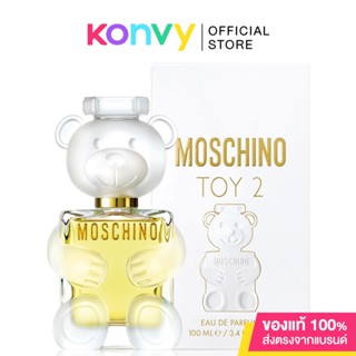 Moschino Toy2 EDP 100ml น้ำหอมมอสคิโนสำหรับผู้หญิง กลิ่นหอมสดใสเย้ายวนโทน Floral Aroma มาในขวดรูปเท็ดดี้แบร์แสนน่ารั...