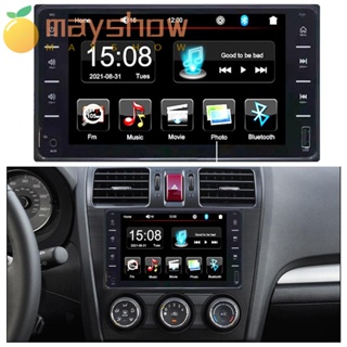 Mayshow เครื่องเล่น MP5 ในรถยนต์ แดชบอร์ด อุปกรณ์เสริมรถยนต์ เชื่อมต่อโทรศัพท์ ในแดชบอร์ด หัวเครื่องเสียง สําหรับ Toyota Corolla