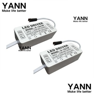 Yann1 แผงไฟไดรเวอร์ LED 1W-36W AC85-265V ABS กันน้ํา อุปกรณ์เสริม