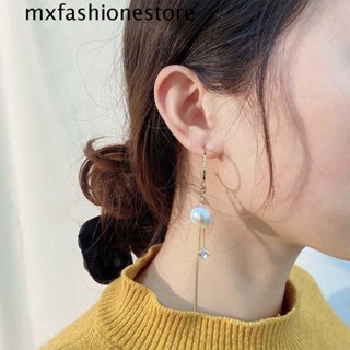 Mxfashione ต่างหูระย้า เครื่องประดับแฟชั่น คริสตัล สําหรับผู้หญิง