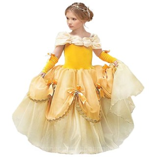 [0717]JHLQ-COS-G European and American Princess Dress Tulle Tutu Sleeveless Girls Birthday Dress Dress Halloween Costume One Princess Dress cosplay  princess dress  XWCX