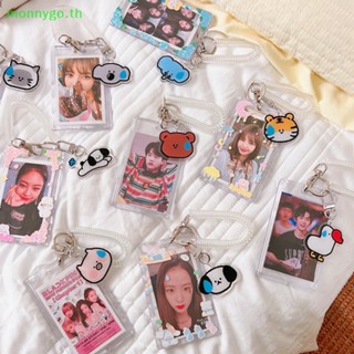 Monnygo Kawaii ซองใส่โฟโต้การ์ด อะคริลิคใส ลายศิลปินเกาหลี ไอดอล รูปภาพ เครื่องเขียน TH