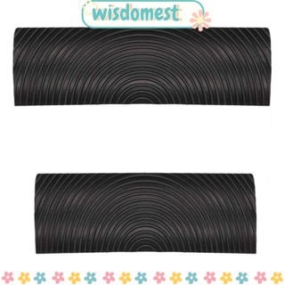 Wisdomest ชุดเครื่องมือยาง ลายไม้ สีดํา สําหรับตกแต่งผนังบ้าน Ms6 DIY